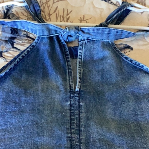 Denim Sleeveless Top - Picture 4 of 11